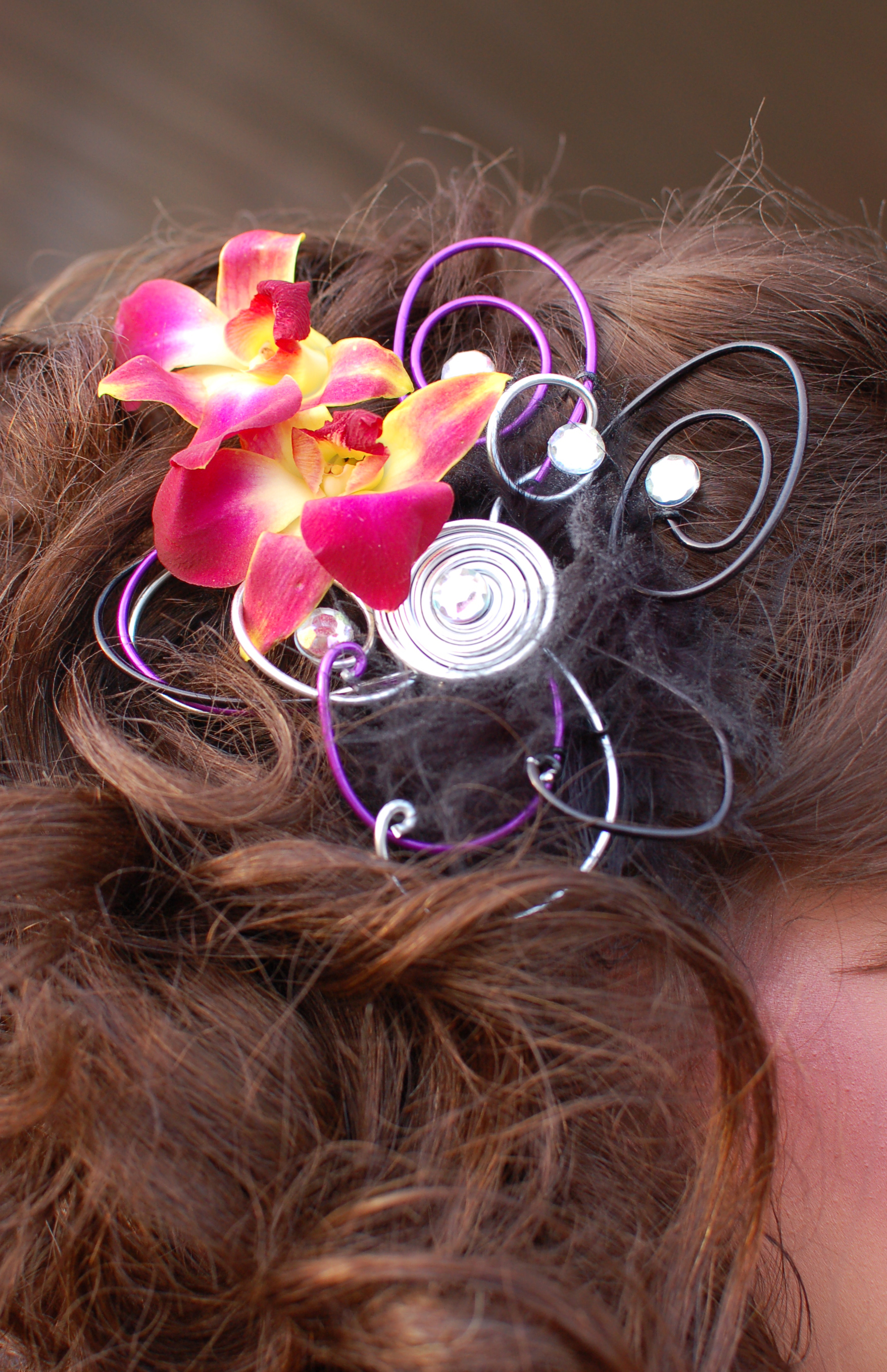 Prom Floral Hair Piece Prom Floral Hair Piece