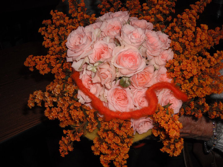 Unique Bridal Bouquet Unique bouquet using wool