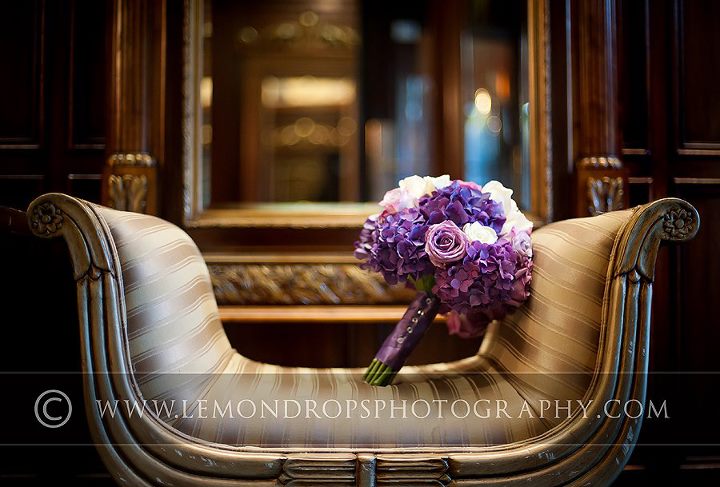 Purple Wedding Bouquet For Fall 