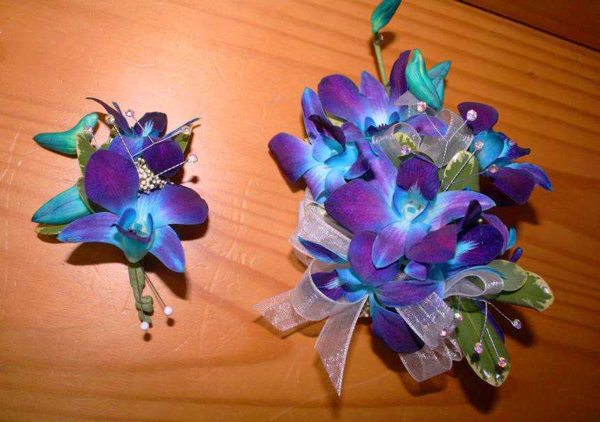 Blue Flower For Prom 89