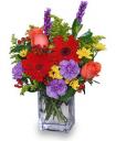 Floral Tapestry Vase Arrangement