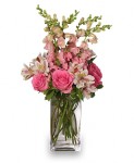 "Think Pink" Flowers for Breast Cancer Awareness Month