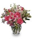 Pink and White Dreams Flower Arrangement