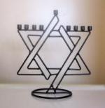 Star of David Hanukkiah