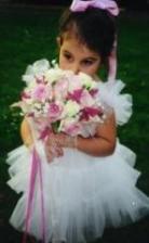 Flower Girl Bouquet by FloraBella Designs