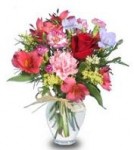 "Flower Garden" Arrangement with Alstroemeria