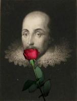 Shakespeare Sniffing A Rose