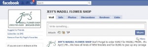 Jeff's Madill Flower Shop Facebook Page