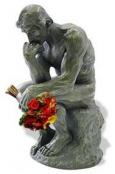 The Thinker With Flowers