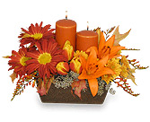 Gratitude With Fall Flowers