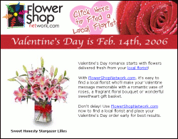 sample valentine's day holiday email