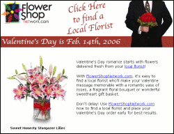 valentine's day holiday email sample