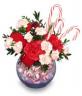 Peppermint Poises Christmas Arrangement