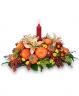 Thanksgiving Centerpiece with Candle