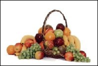 Christmas Gift Basket with Fruit