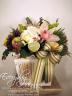 Glittering Christmas Flower Arrangement