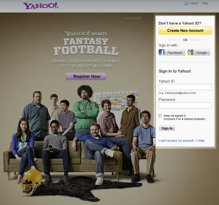 Yahoo Account Sign Up