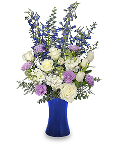 Festival of Flowers - featuring July's Larkspur