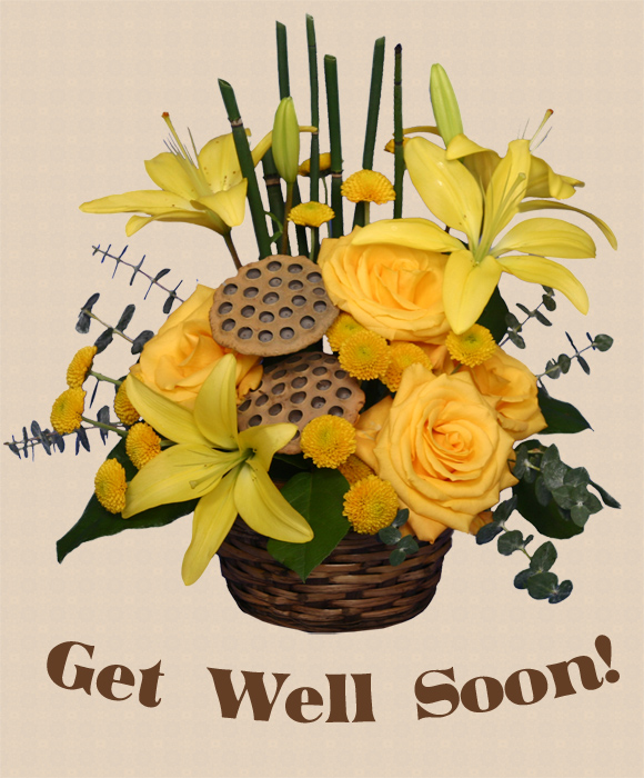Get Well Soon! Love, Flower Shop Network