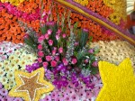 Flower Arrangement on the Cal Poly Float