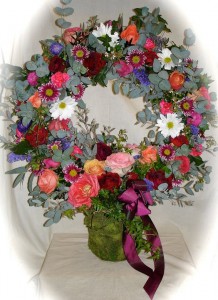Wreath of Funeral Flowers