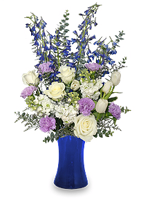 Light Blue Flower Arrangement