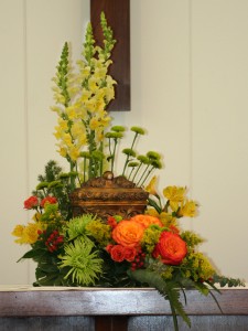 Cremation Urn Flowers