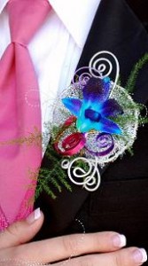 Trendy Prom Boutonniere