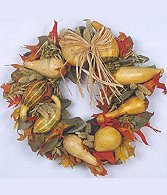 Wreath-of-Dried-Preserved-Materials Wreath of Dried Preserved Materials