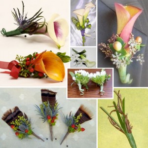 Natural Boutonniere Inspiration