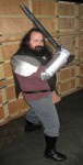 Kier from IT is a fierce knight!