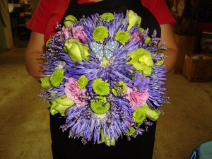 Purple Chrysanthemum Bouquet