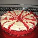 Samantha's AMAZING red velvet cheesecake