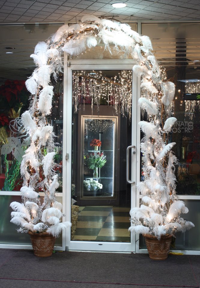 Christmas shop flower shop
