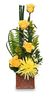 Good as Gold Flower Arrangement