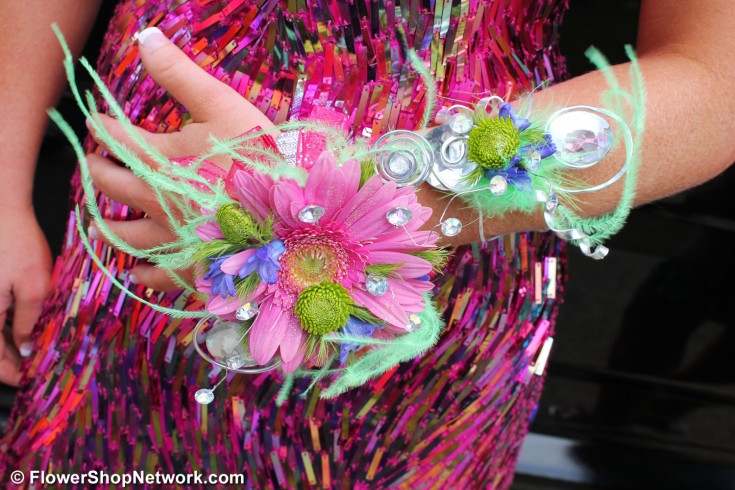 Pink Prom Corsage