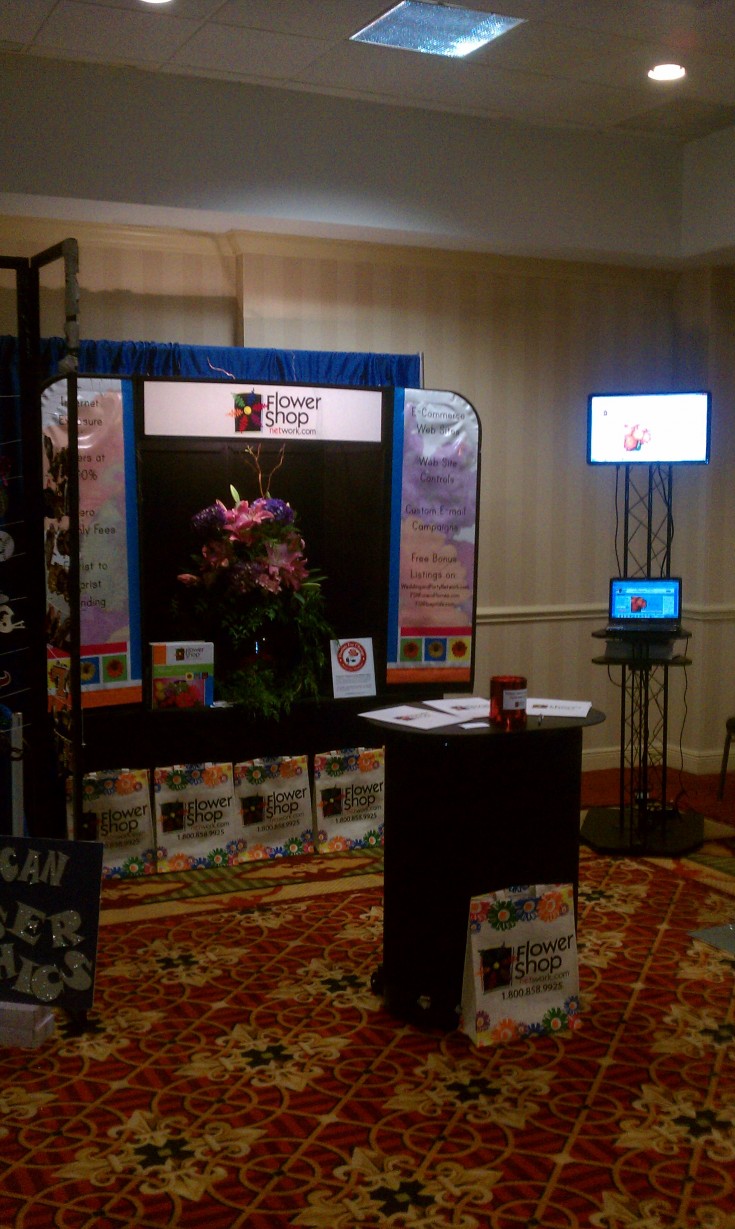 FSN Booth at the Louisinana State Florist Convention