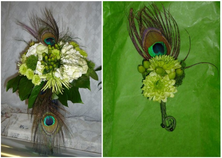 Peacock Wedding Flowers by Cheswick Floral 