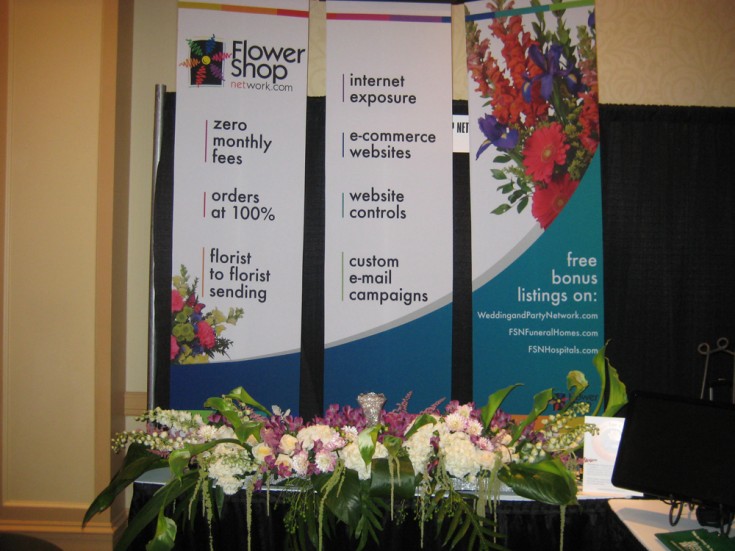 Flower Shop Network Booth at the Tennessee State Florist Convention