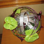 Flower Orb at the North Carolina State Florist Convention