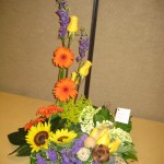 Flower arrangement at the North Carolina State Florist Convention