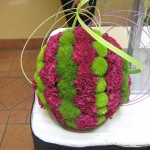 Flower orb at the North Carolina State Florist Convention