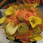 Yellow Wedding Bouquet at the Tennesee State Florist Convention 2012