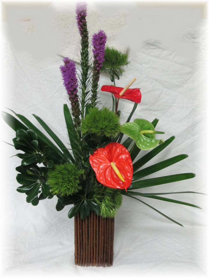 Anthurium flower design by Inspirations Studio in Lock Haven, PA