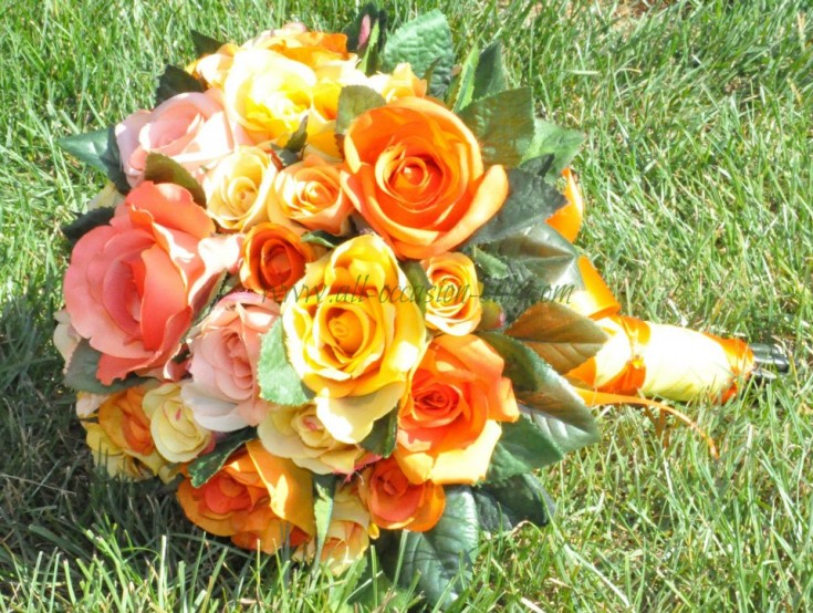 Fall Wedding Bouquet by All Occasions Creations, Imperial PA