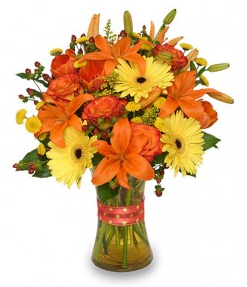 Flor-Allure Orange Flowers