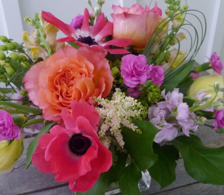 Birthday flowers by Paisley Floral Design Studio, Manchester NH