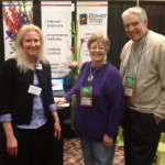 FSN's Beverly with Blythe Flowers Greenhouse at the Illinois State Florist Convention