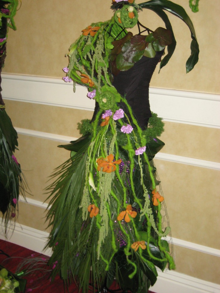 Tropical floral dress