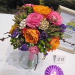 Mixed wedding bouquet at the 2013 Great Lakes Floral Expo